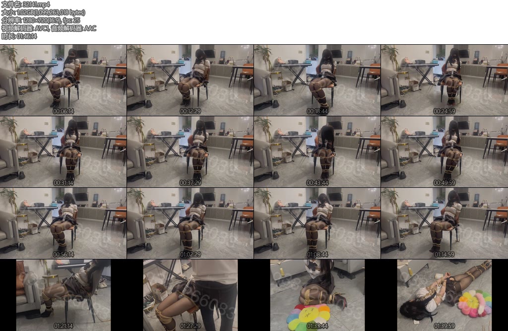 [欢乐谷] 手机机位近距离观察m的捆绑放置8小时的黄金2小时以及打球回来之后的调教-丝依依