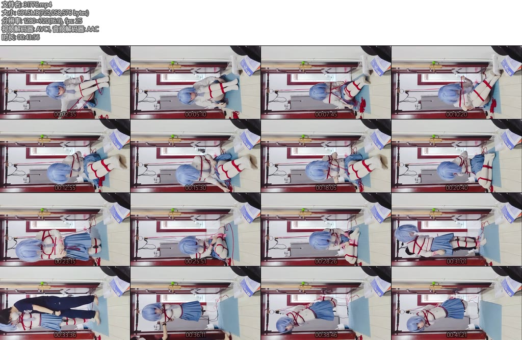 [亚洲绳艺] 天天的并腿吊缚自缚（2）-丝依依