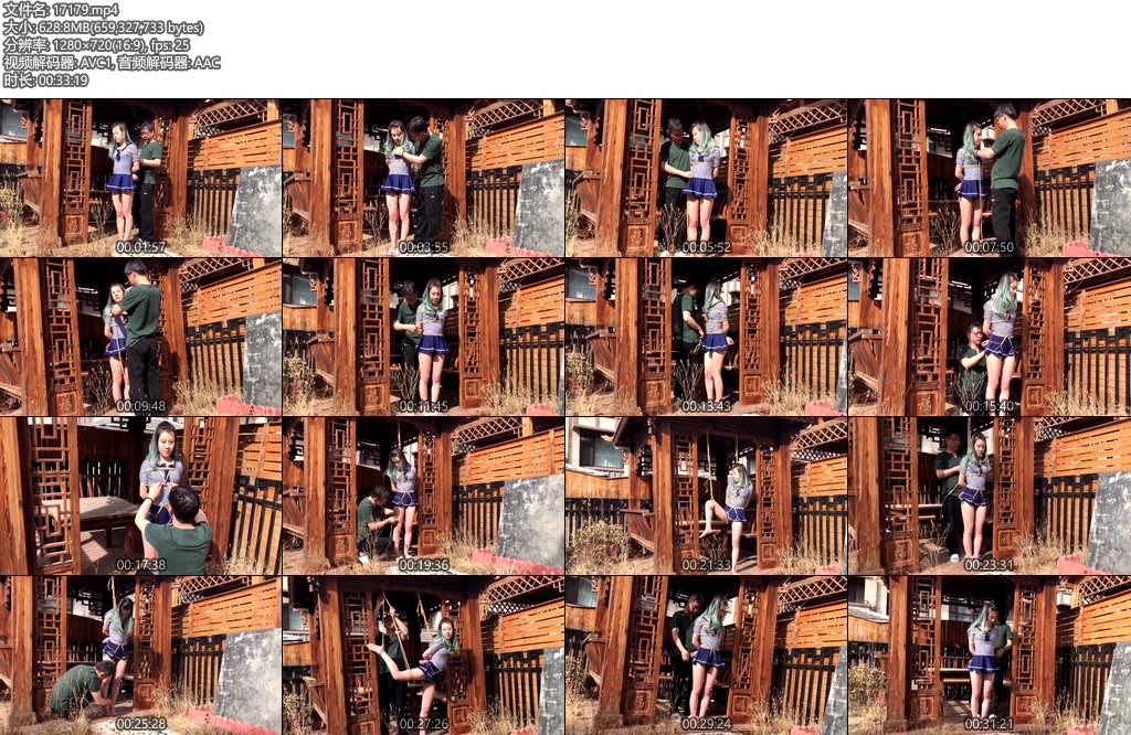 [丽佳美苑] 寒亭吊缚 模特鑫鑫绳缚初体验-丝依依