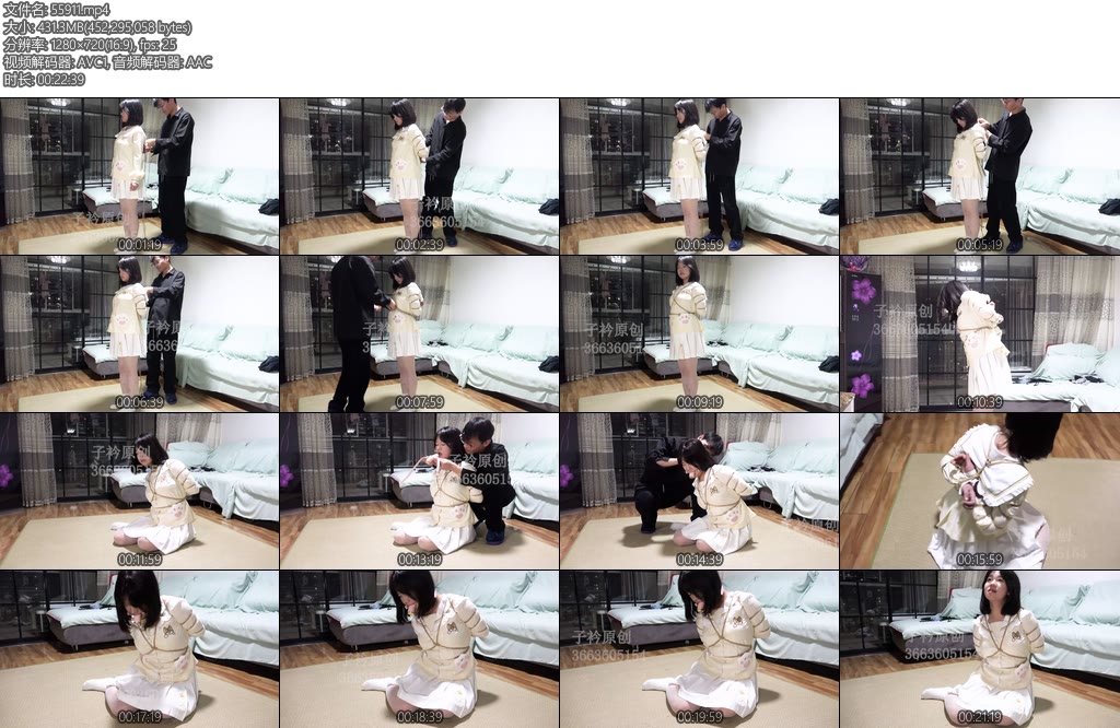 [子衿原创] 洛洛五花深厚口塞刚带上口塞口水就流出来了-丝依依