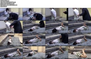 [新月原创] 若莺直臂驷马JK裸足绑脚趾蒙眼封嘴好可爱-丝依依