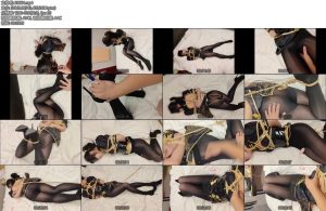 [巧克力酱] 宁红叶无内紧缚调教无nei黑丝宁红叶cos股绳折磨X_Xtd强高抚摸下面揉捏汝tou口手指踩脸强制gczw挠痒sp耳光-丝依依