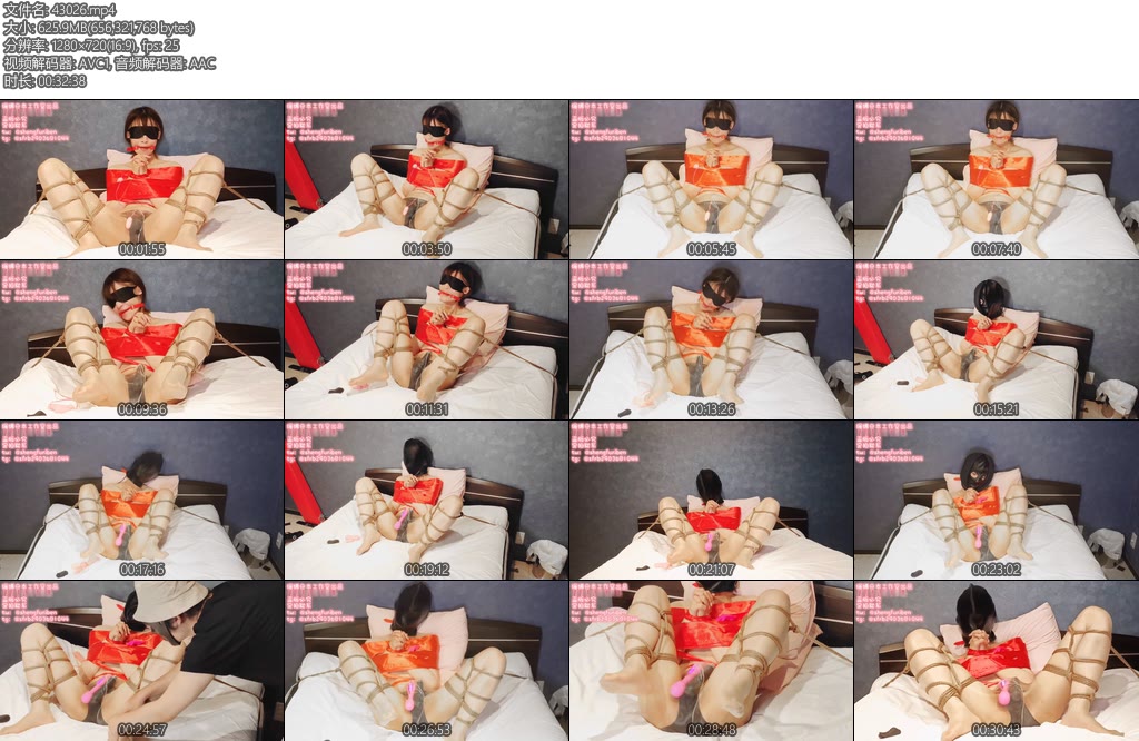 [亚洲绳艺] 绳缚日本工作室 M腿强高tk呼吸控制绳缚日本原创-丝依依