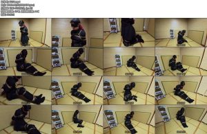 [渎竺原创] 川川黑色皮靴日式后手并腿缚-丝依依