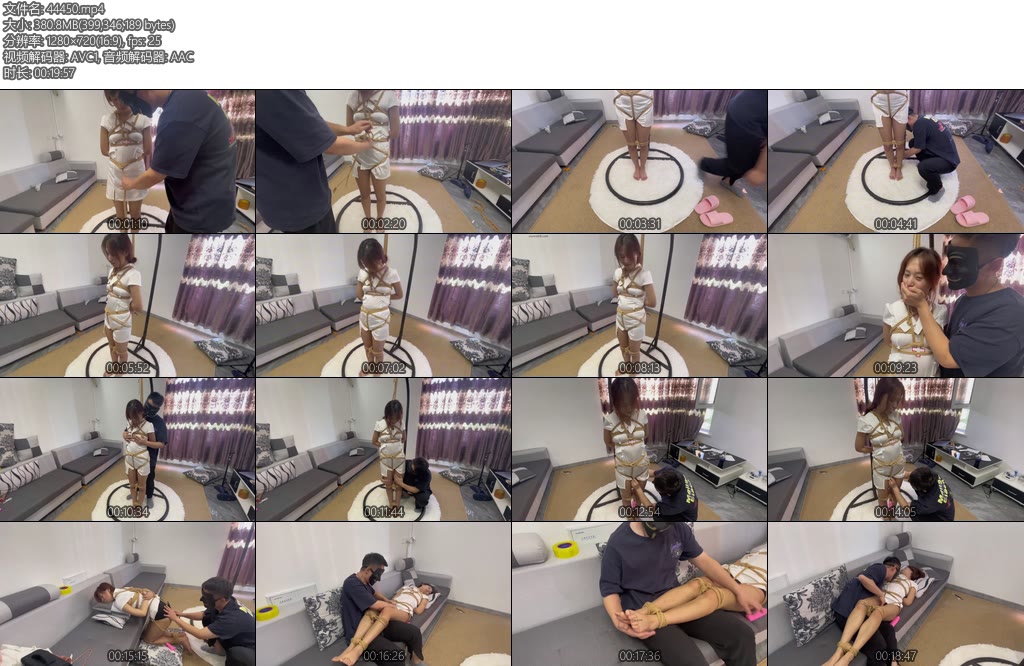 [延江艺束] 原创被吊起的小护士盈盈真空上阵G点突起日式胸缚股绳双脚固定暴力揉胸扣阴原味堵嘴鞭打TD强高TK-丝依依