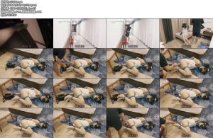 [绿帽学院] 肉丝 透明高跟2 捆绑户外小行走 超紧捆绑 大棒子泡泡机 受不了-丝依依