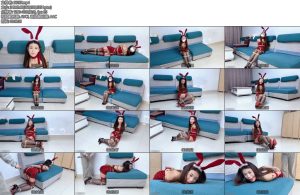 [梦川原创] 欲念游戏特别篇圣诞兔女郎灵儿紧缚欣赏-丝依依