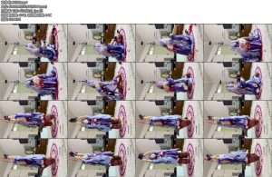 [坎喵原创] 原神cos绝望的自缚刻晴折腿跪吊前高手自缚-丝依依