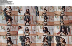 [一绳所爱] 雨溪捂嘴胶布封口鼻-丝依依