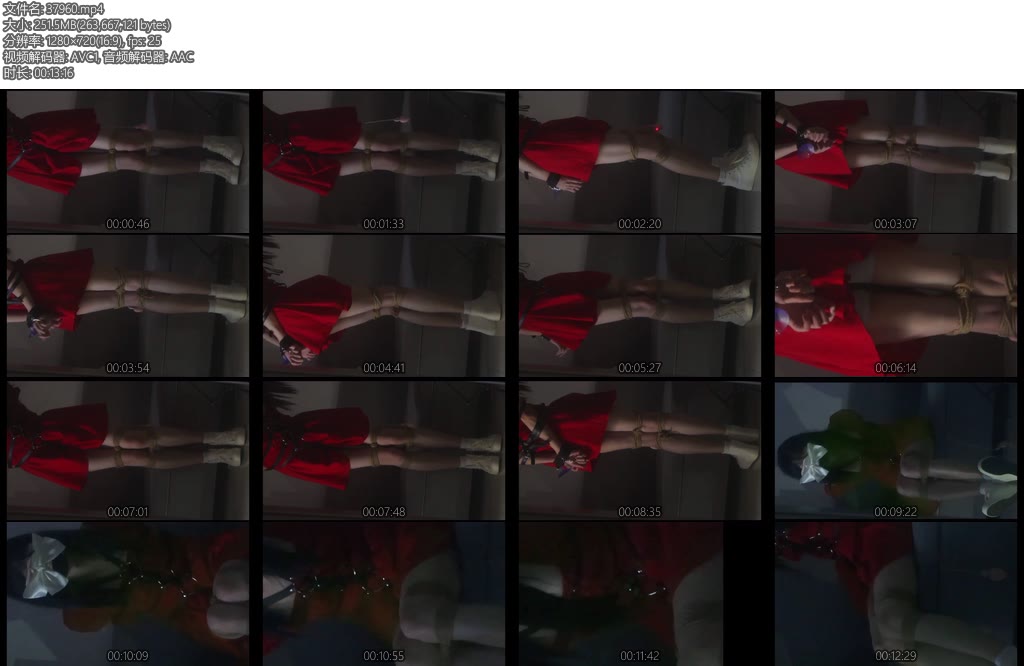 [凉叶子] 阴雨叶子阴雨天中的皮带束缚与TD乱动-丝依依