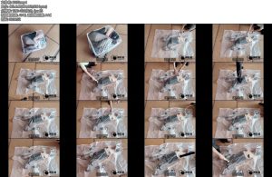 [缚心室] 透明快递拆出黑丝少女使用方式居然是用真空袋在郊狼和X_X的虐待下少女完全无法挣扎踩踏虐待再配合breathplay把少女虐得香汗淋漓-丝依依