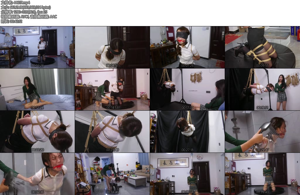 [胜景影视] 绑票中集女孩做错事被捆绑带来道歉女王看到折腾自己的女孩气就来了她要开始报仇-丝依依