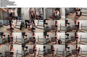 [随心原创] 江奈失败的白衣特工（2）撕碎的丝袜固定震动享受-丝依依