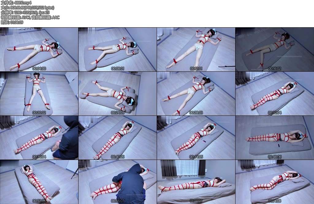 [网友原创] 绳缚日本工作室 70分钟DID紧缚后各种道具噤声挑战大字一字蛇缚Td震动迷你炮机插入强制gc多道具齐上飞升强力郊狼电击丝袜塞嘴医用薄膜封嘴等-丝依依