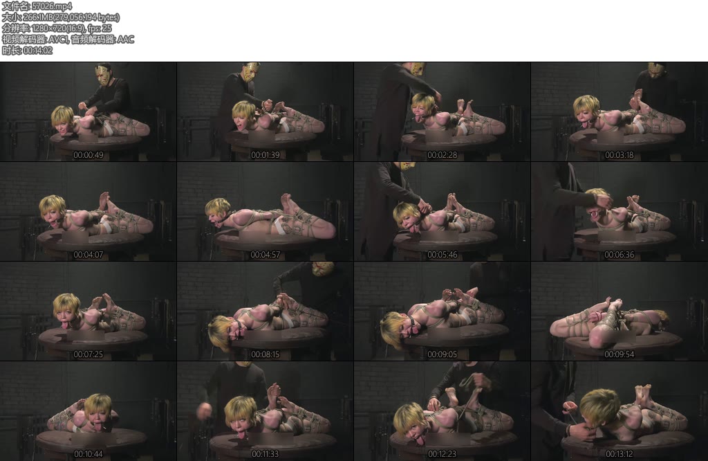 [欧美绳艺] Boltushka Frogtie and ring gag for a sweet hottie-丝依依