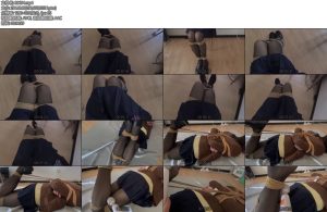 [凉叶子] 黑丝叶子第一人称放置挣扎驷马捆绑与振动游走-丝依依