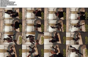 [奴舍原创] UU体验新型拘束吊架-丝依依