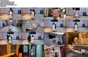 [一绳所爱] 卢曼莹被紧缚坐立不安-丝依依