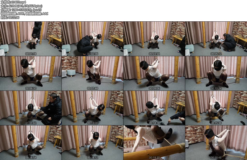 [束缘阁] 黑丝 布鞋 难受的蹲姿-丝依依