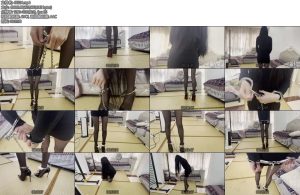 [新月原创] 红豆定拍谁能拒绝如此黑丝大长腿自铐女孩穿高跟鞋走路呢-丝依依