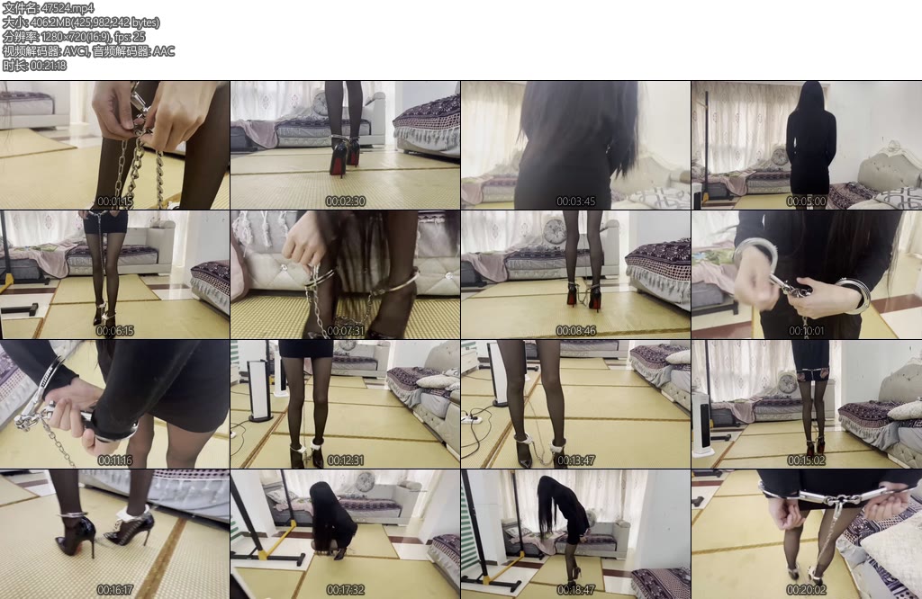 [新月原创] 红豆定拍谁能拒绝如此黑丝大长腿自铐女孩穿高跟鞋走路呢-丝依依