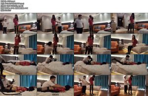 [素人原创] 平面模特小玉穿过膝长无内连体胶衣吊带袜紧缚股绳打结口球眼罩TJ-丝依依