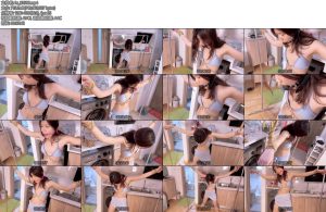 [集梦原创] 内衣大字站立吊口球口水直流呻吟不断-丝依依