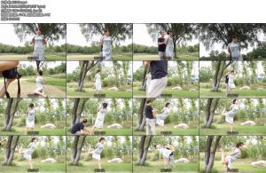 [锐度主张] 嫣儿 户外江岛旗袍五花单腿吊缚-丝依依