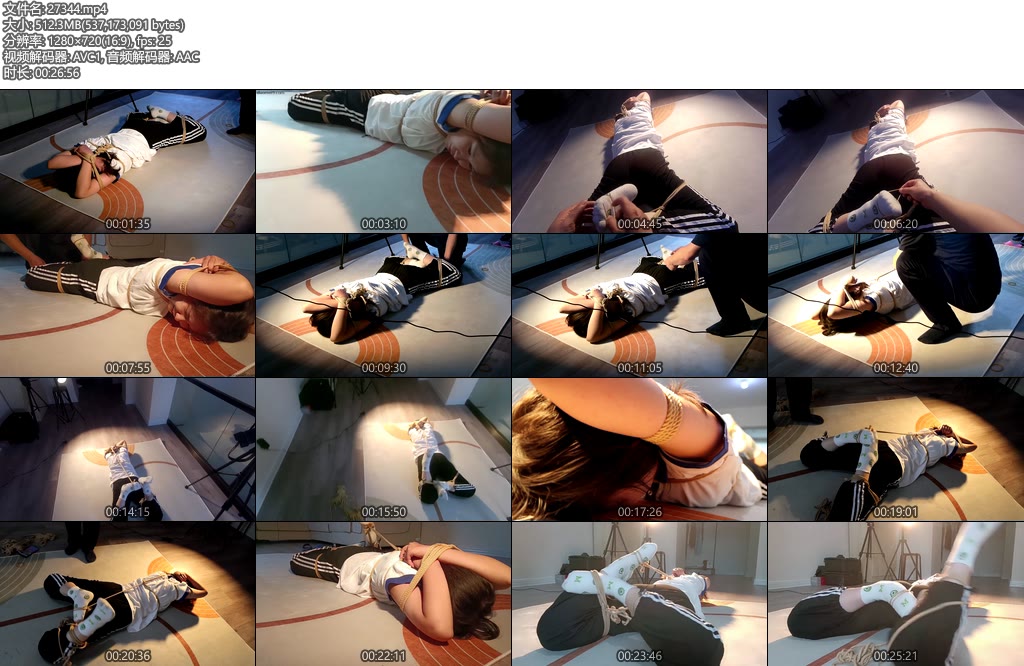 [吴越原创] 佳乐少女瑜伽与绳（第三集）反手缚变种驷马白袜小脚丫之刑下手有点狠佳乐同学好像是被折腾哭了-丝依依