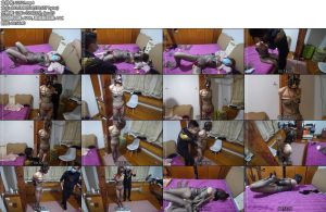 [网友原创] 我的媳妇 第61弹、连身丝袜虐乳吊绑、脚踮到脚发抖、口水哗啦啦的-丝依依