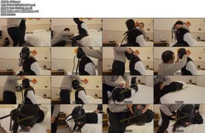 [WN原创] 玩弄人妻马具口塞强制连头驷马呕吐试验口球太大了绑好以后直接哭了全程都在哭疯狂挣扎解不开也说不了话我就放置不管哭的一把鼻涕一把泪的-丝依依