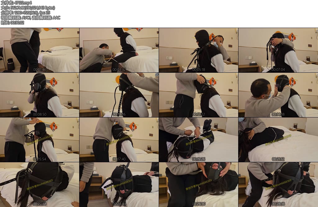 [WN原创] 玩弄人妻马具口塞强制连头驷马呕吐试验口球太大了绑好以后直接哭了全程都在哭疯狂挣扎解不开也说不了话我就放置不管哭的一把鼻涕一把泪的-丝依依