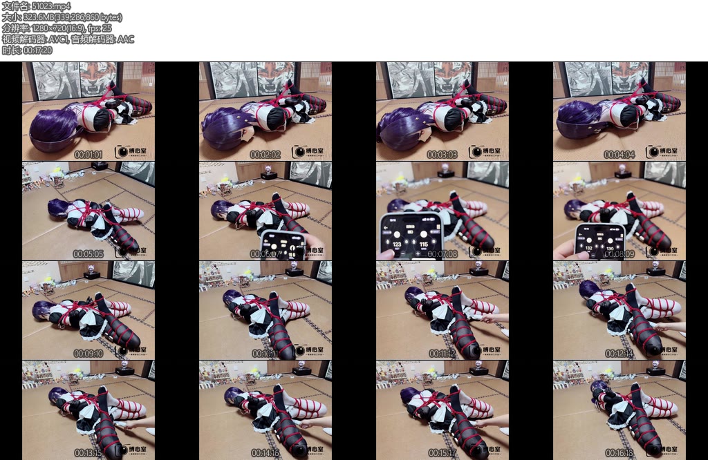 [缚心室] 黑白双丝小kigger的极限驷马紧缚郊狼开到200在AV棒折磨下只能在痛苦中无助挣扎-丝依依