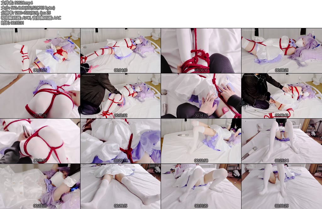 [惩戒学园] 刻晴花嫁的新婚枕头闷杀花嫁刻晴的新婚夜惨遭新郎枕头闷杀原地升天原神COS花嫁刻晴白丝高跟蛇缚极限高潮枕头闷杀-丝依依