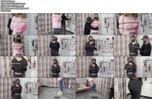 [御仙原创] 双女连缚股绳拔河连缚股绳比赛-丝依依