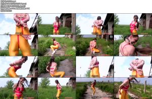 [欧美绳艺] Spandex Bondage No.115-丝依依