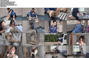 [忘忧社] 家庭主妇琪琪因丈夫整天无所事事只知道吃喝玩乐而感到不满与丈夫发生争执并被其殴打关笼子吊起来随后被判了死刑期间她试图求饶并表示愿意改正-丝依依