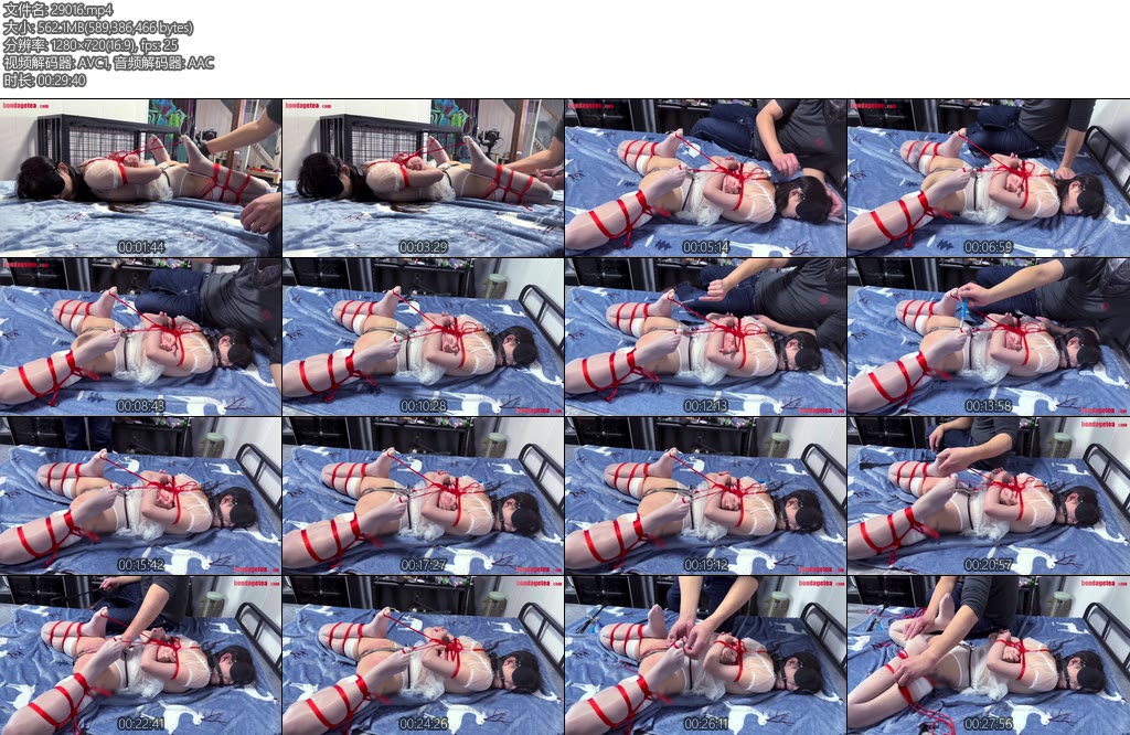 [绳精病] 女孩交友不慎被控制狂男友紧缚禁锢肛钩羞辱打屁股挠脚心迫使屈服听话-丝依依