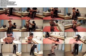 [逍遥原创] 未公开内衣黑丝驷马紧缚-丝依依