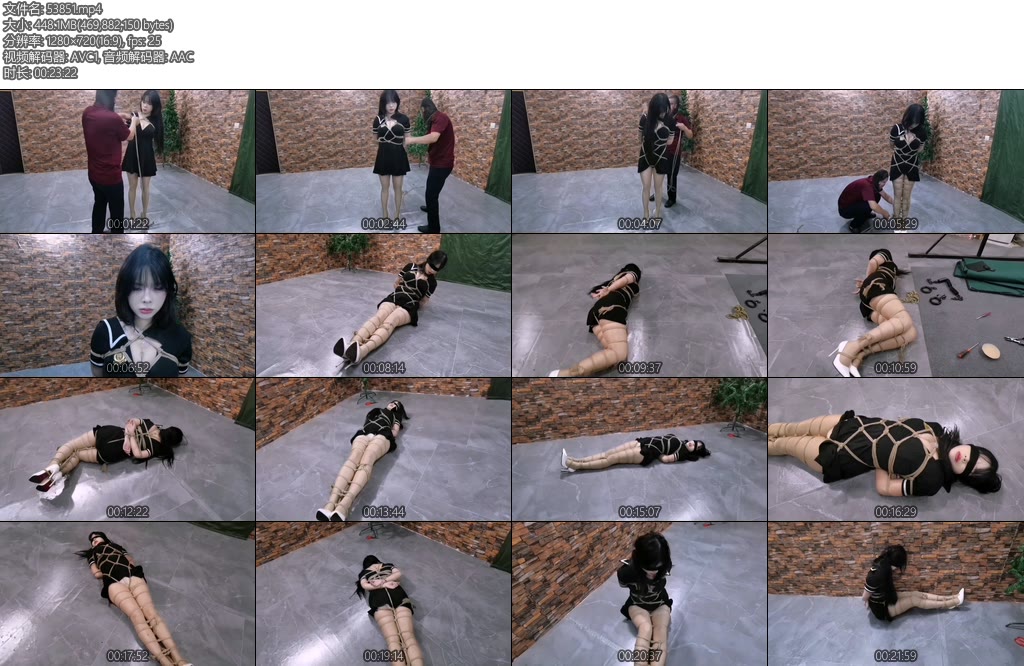 [飞天原创] 曼妮全身绳缚逃脱计划-丝依依