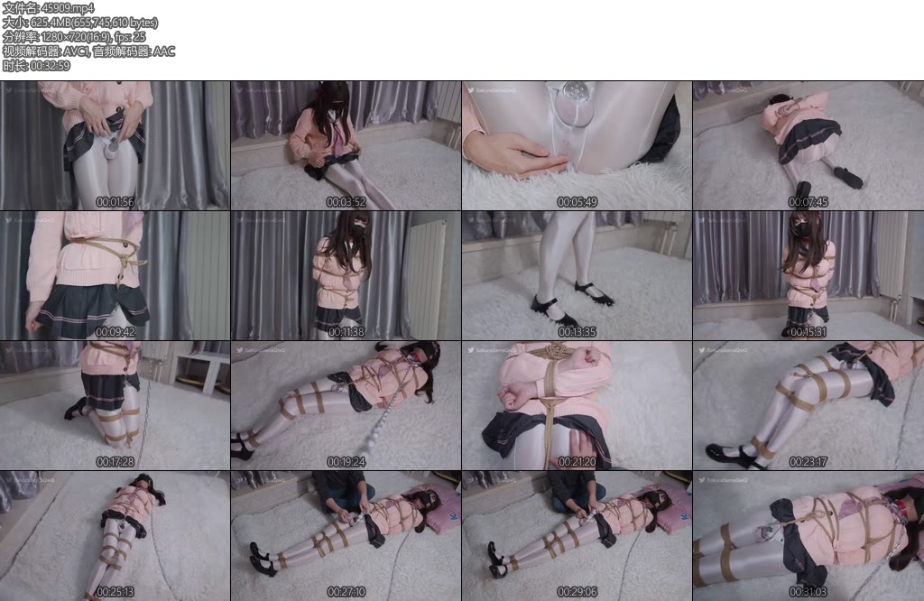 [亚洲绳艺] 伪娘大社保模拟sexJKSP白丝X_X贞操锁-丝依依