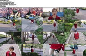 [飞天原创] 要求真空日式捆绑y部放1个郊狼电击y塞灌长代吊到头发上外穿套上连衣裙户外探险那里人多车多那里去寻找户外刺激-丝依依