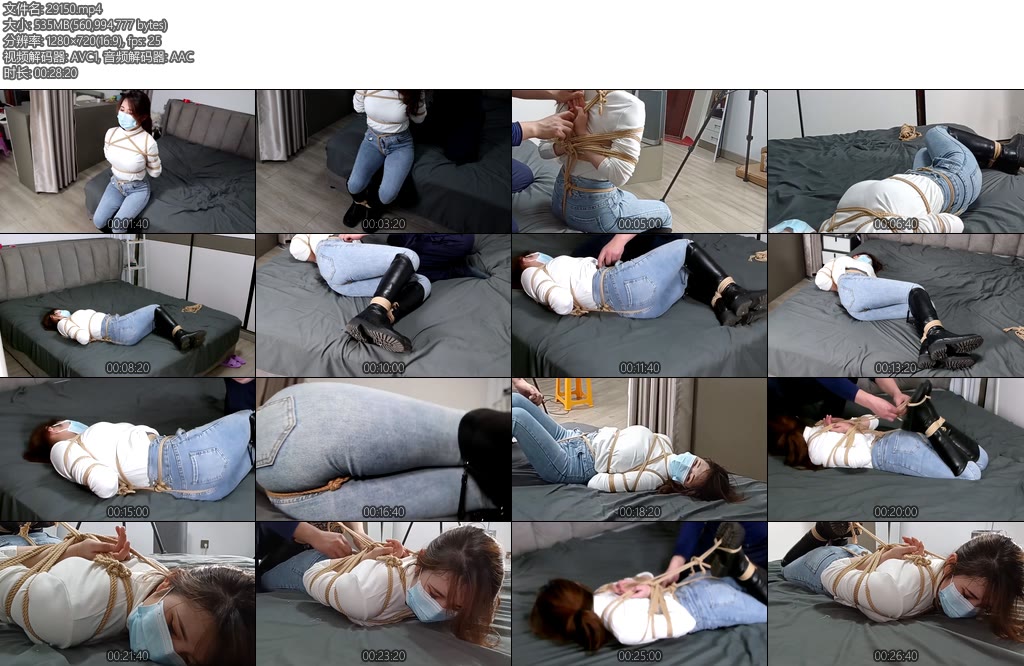 [吴越原创] 丰满小美眉盼盼试镜（第二季）大床上的长靴后观音股绳捆绑有趣的视角TK玩弄敏感度全方位测试哥哥唉吆喂真的太痒了-丝依依