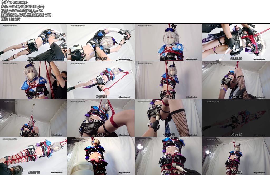 [惩戒学园] 惩戒银狼揉胸捏乳片足TK玩弄网袜小jio蛇缚放置跳蛋郊狼大棒三重膏潮攻击-丝依依