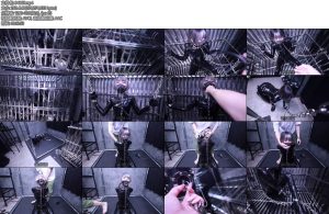 [D-Lemon] Durianラバー拘束開口具イラマ調教 被关在狭小的铁狗笼里好久了，也不知道这臭主人什么时候放我出去玩-丝依依