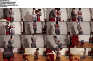 [路由原创] 紧缚极限后手观音简缚-丝依依