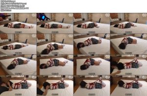 [亚洲绳艺] コスプレ制服女子が全身緊縛されて電流拷問ムチで痛めつけられる-丝依依
