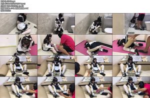 [旋律原创] 女仆的正确使用方式白丝过膝袜蒙眼口球镣铐-丝依依