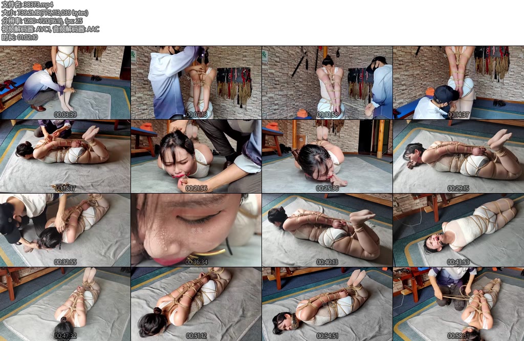 [老鬼原创] 初心制作闷热汗湿监禁折磨下集空姐重口原味丝袜堵嘴酷暑放置汗透欧式驷马-丝依依