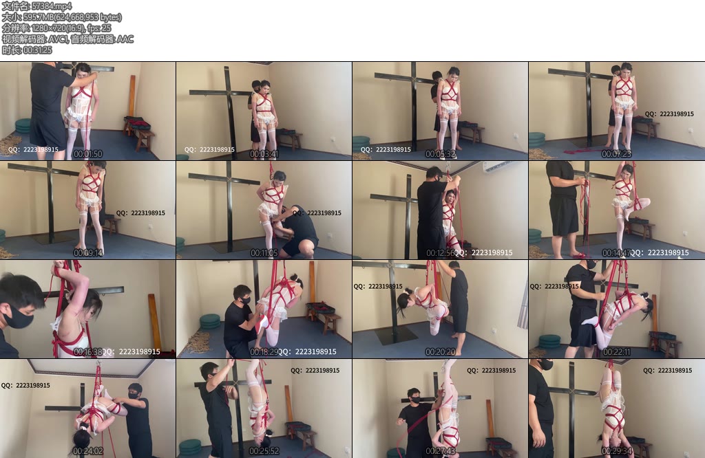 [左耳轻调] 林霞体验吊缚-丝依依